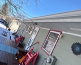 Existing home siding and exterior before siding replacement project