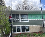 River Falls home prepared for new LP SmartSide siding installation