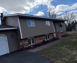 New seamless vinyl siding installed on Hudson, WI area home