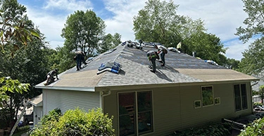 Roof Replacement of Single Level Tan House